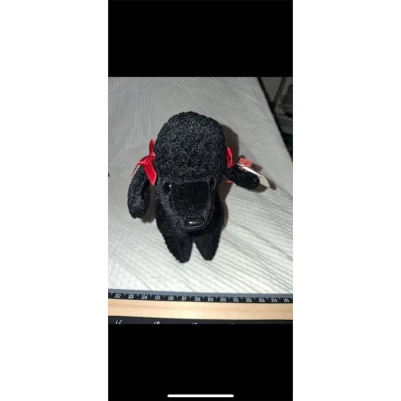Ty Beanie Baby Gigi the Black Poodle Vintage 1998 Plush Toy - Picture 3 of 5